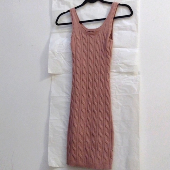 Body Con 36 Points LA's Trendy Young Fashionista Ashes of Roses Dress Set NWT - Picture 10 of 12